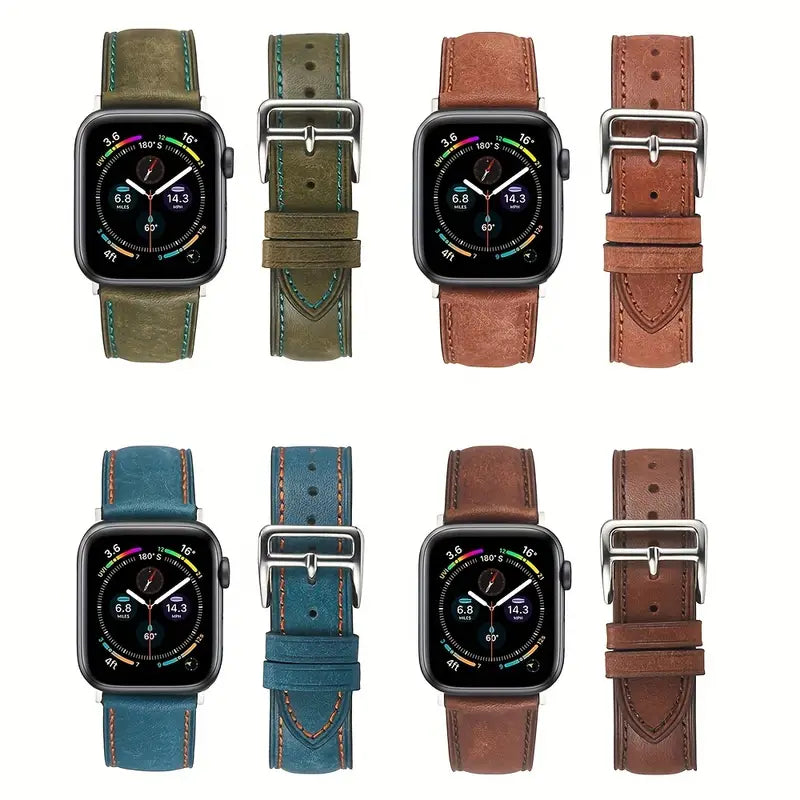 For Apple Watch Vintage Genuine Leather Bands great
