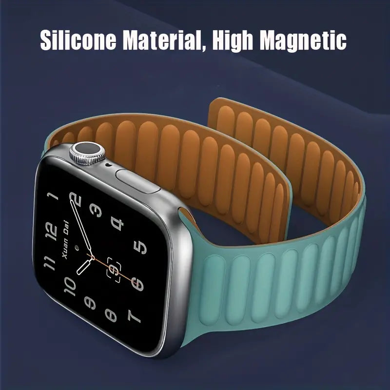For Apple Watch Silicone Magnetic Bands great